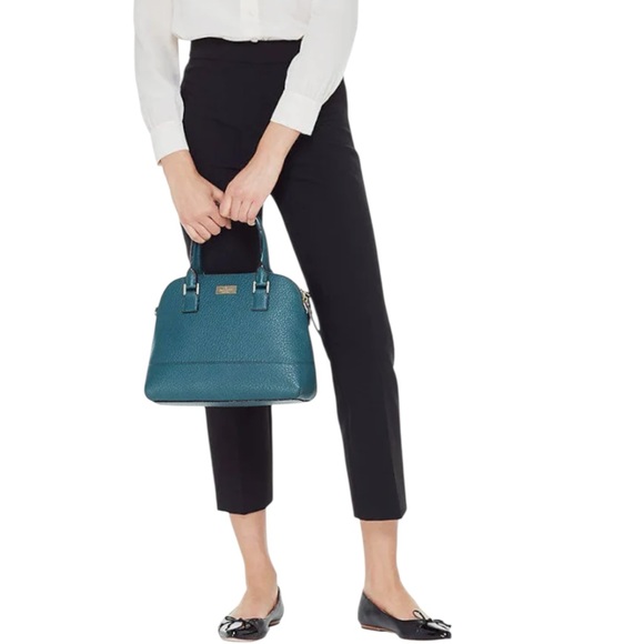 Kate Spade Pebbled Green Prospect Place Small Pebbled Leather Jenny Handbag - Picture 1 of 16